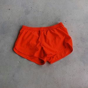 Bright Neon Orange Athletic Shorts XS